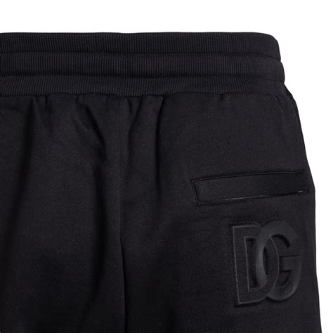 pantaloni neri con banda rossai dolce gabbana co|Dolce & Gabbana Pantaloni sportivi con banda logo .